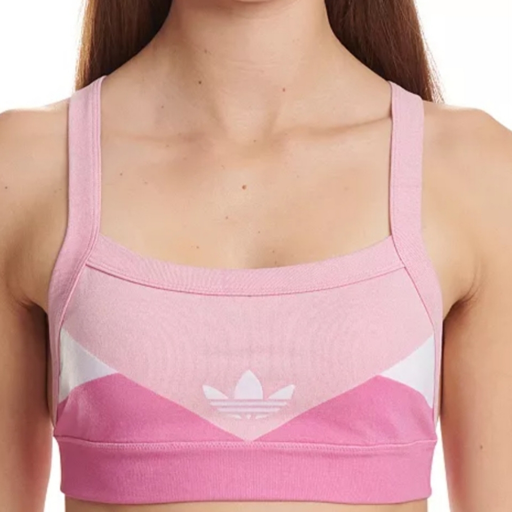 Adidas Two-Tone Pink Sports Bra